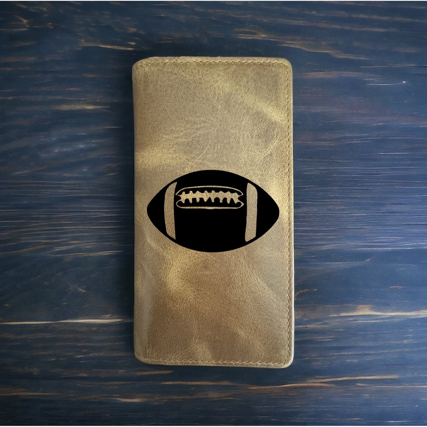 Football Rodeo Wallet Cowboy Western Buffalo Leather Premium Sports Game NEW