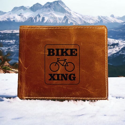 Bike XING Leather Wallet Bifold