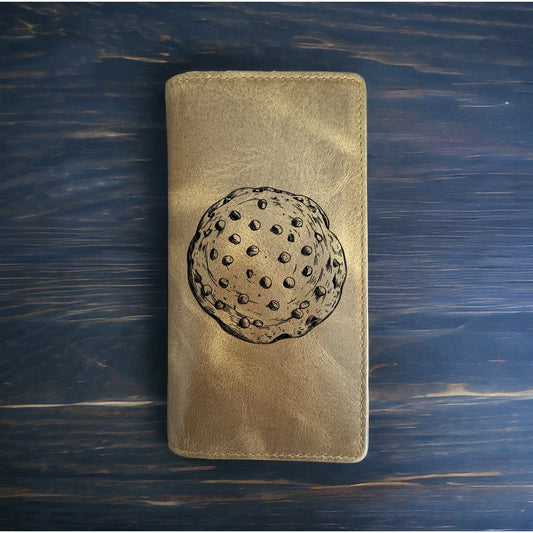 Cookie Rodeo Wallet Cowboy Western Buffalo Leather Premium Food Chocolate NEW