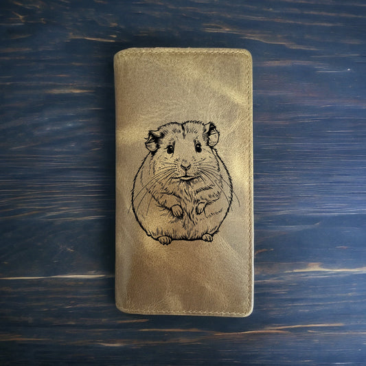 Chinchilla Rodeo Wallet Cowboy Western Buffalo Leather Premium Animal Pet NEW