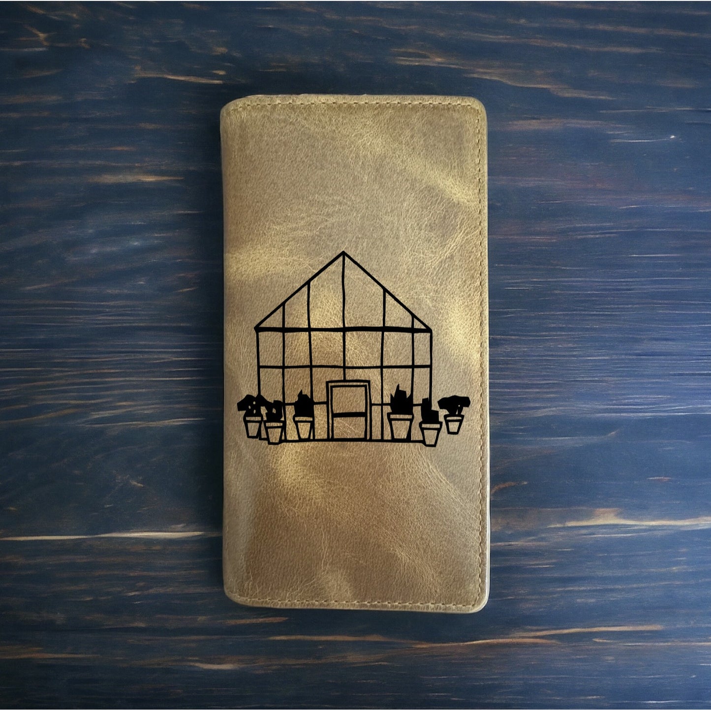 Greenhouse Rodeo Wallet Cowboy Western Buffalo Leather Premium Garden Food NEW