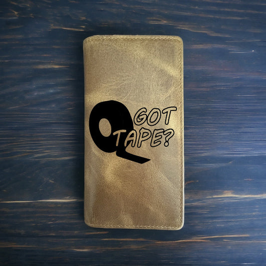 Got Tape Rodeo Wallet Cowboy Western Buffalo Leather Premium Sports Game NEW