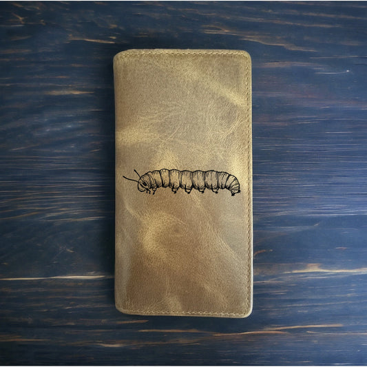 Caterpillar Rodeo Wallet Cowboy Western Buffalo Leather Premium Animal Gift NEW