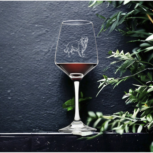 Golden Retriever Wine Glasses x4 Premium 12 Oz Personalize Dog Animal Gift NEW