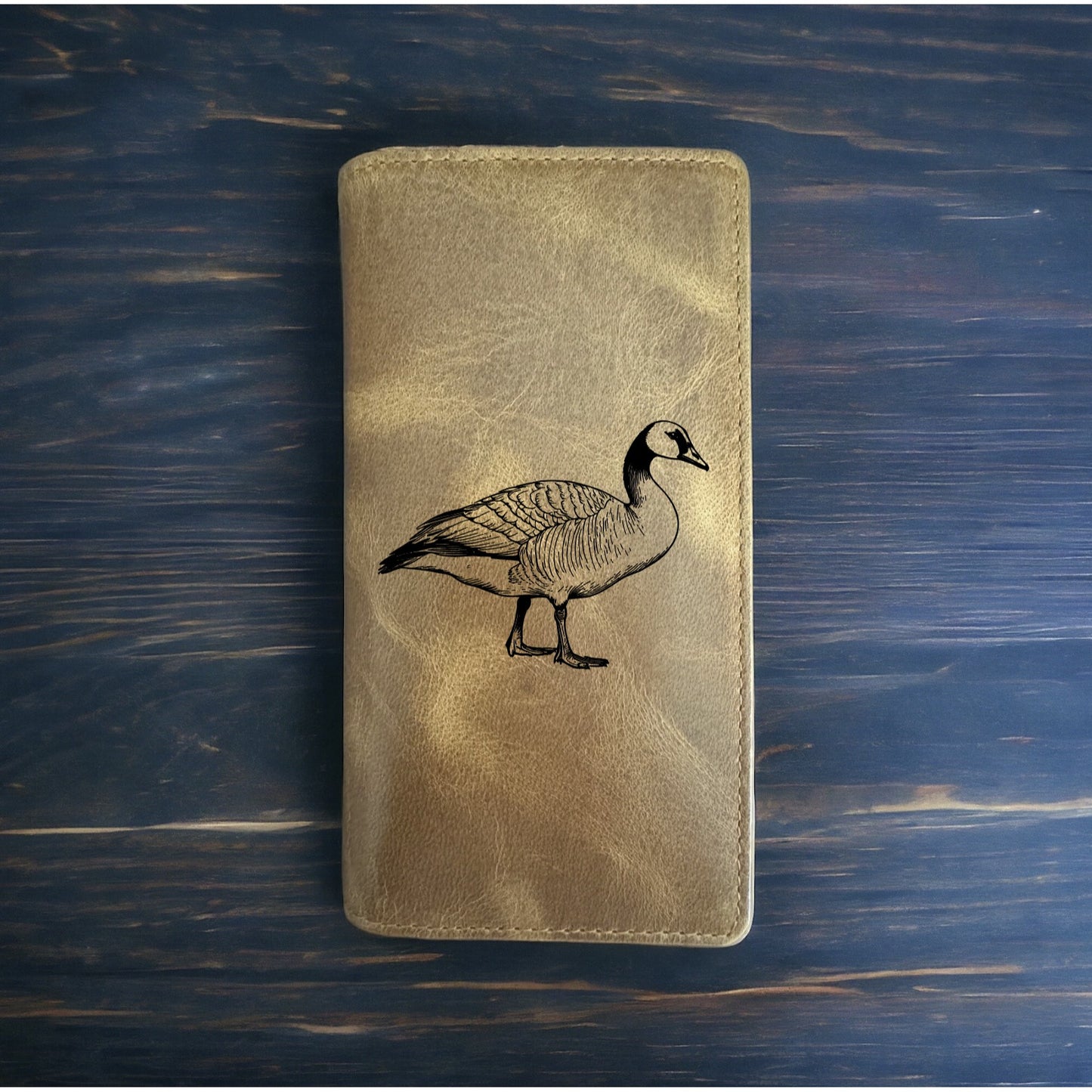 Goose Rodeo Wallet Cowboy Western Buffalo Leather Premium Animal Wild Gift NEW