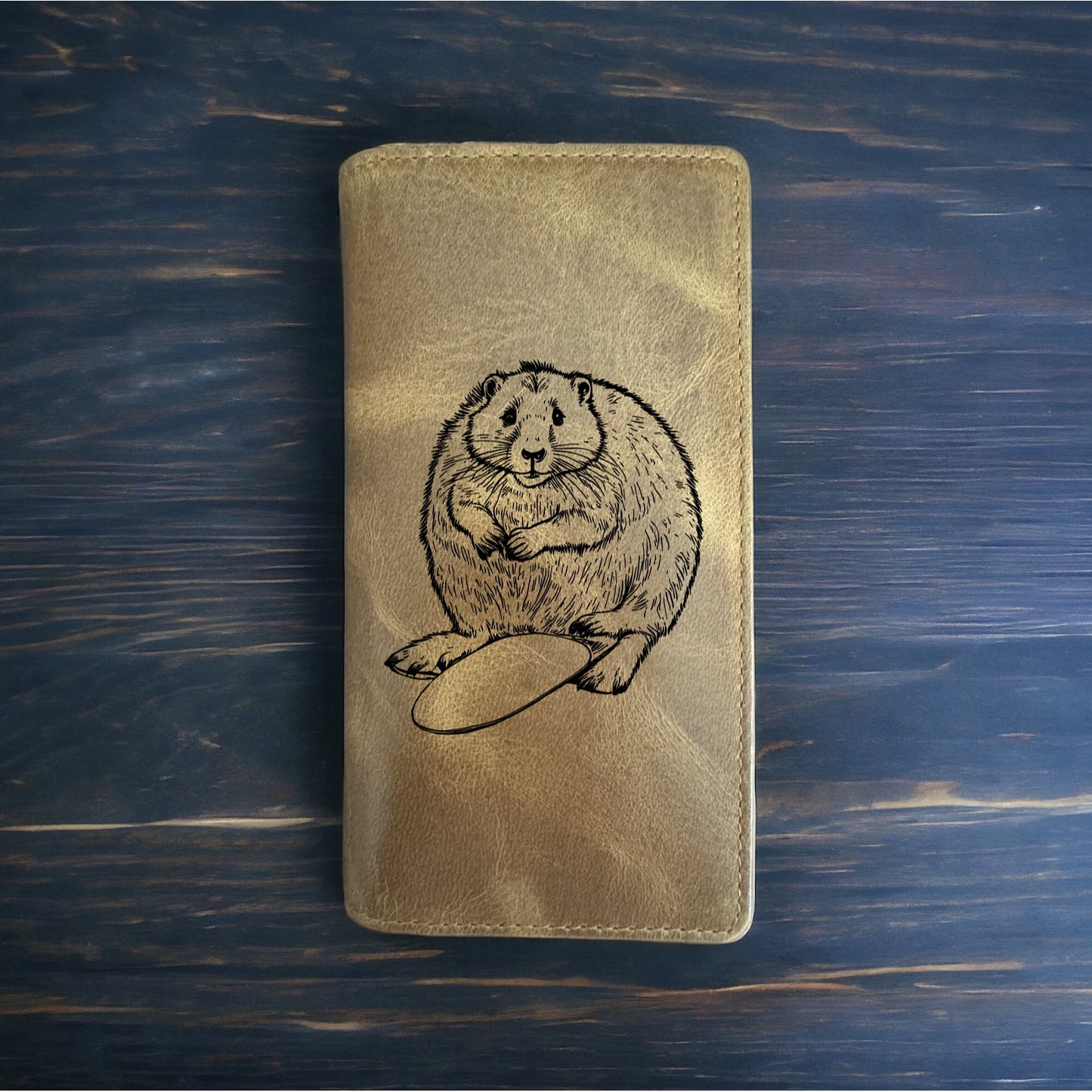 Bever Rodeo Wallet Cowboy Western Buffalo Leather Premium Animal Wildlife NEW