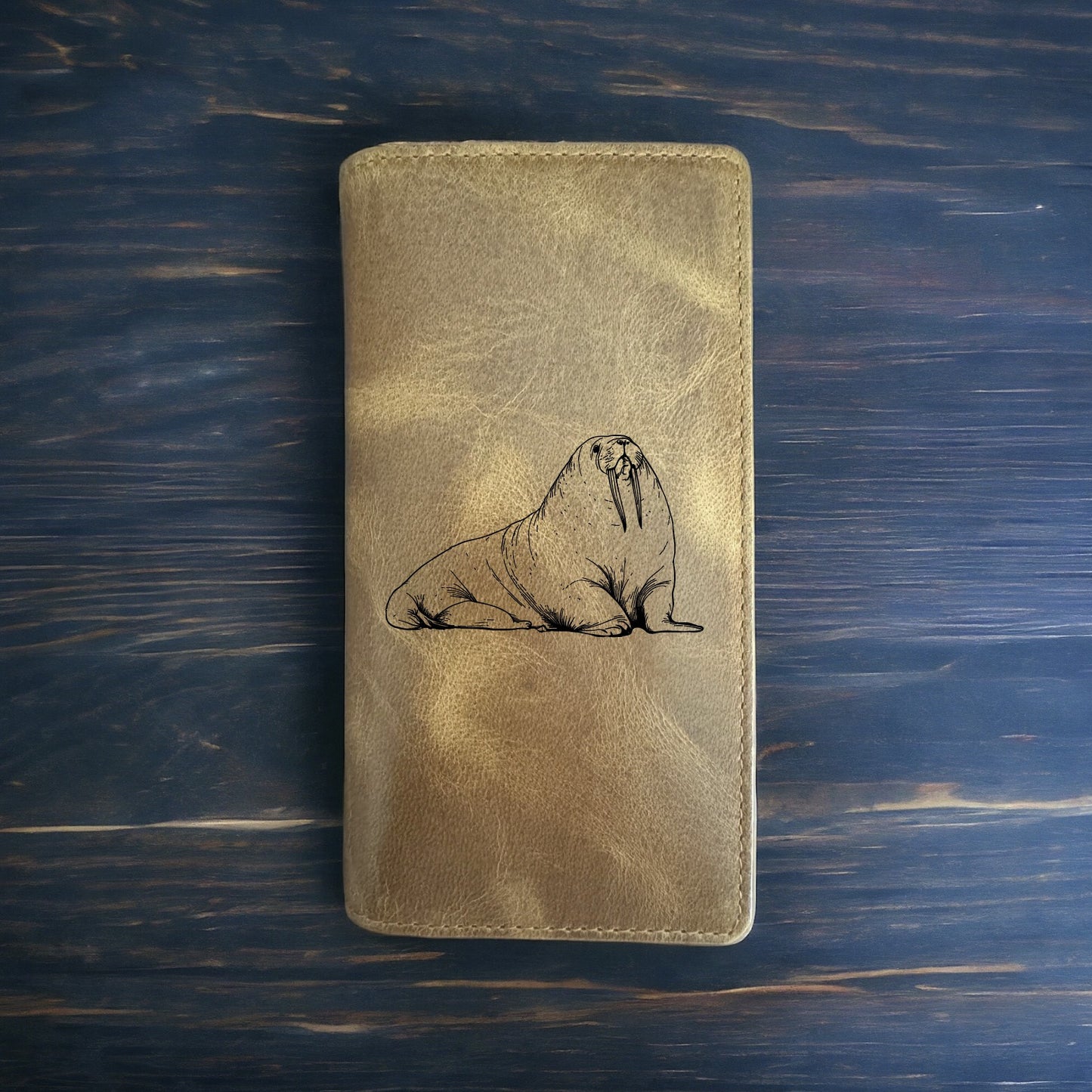 Walrus Whiskey Glasses x4 Double 14 Oz Premium Old Fashioned Animal Gift NEW