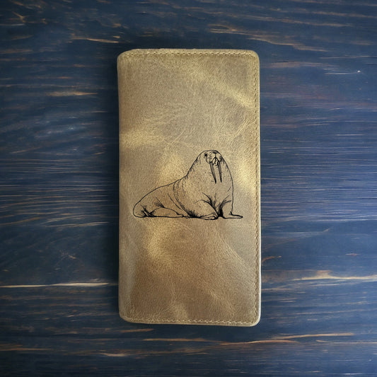 Walrus Whiskey Glasses x4 Double 14 Oz Premium Old Fashioned Animal Gift NEW